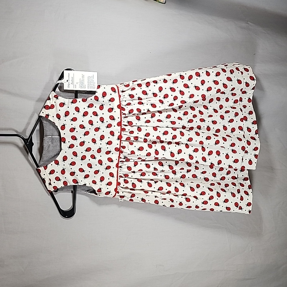 Salopia Creations Girls Ladybug Sundress Size 4
